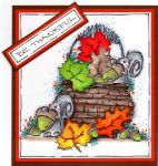 Squirrel Basket Card